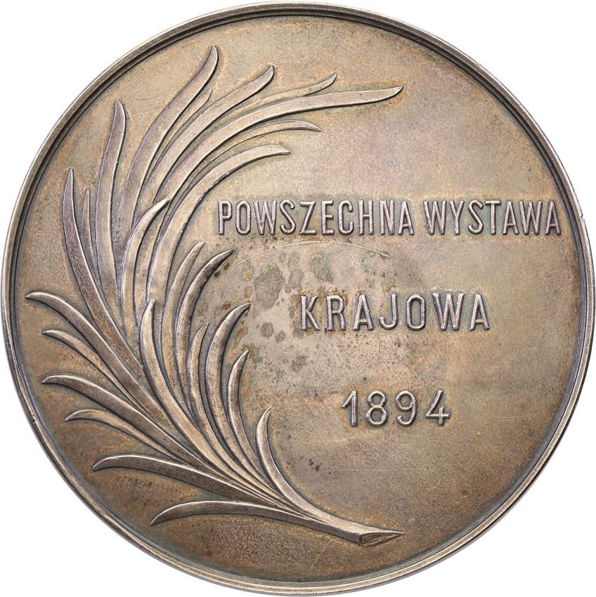 Polska, Medal. Powszechna Wystawa Krajowa Lwów 1894, srebro
